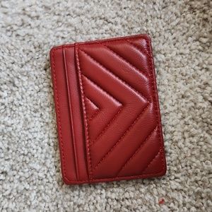 Kurt Geiger Quilted Lambskin Card Holder
